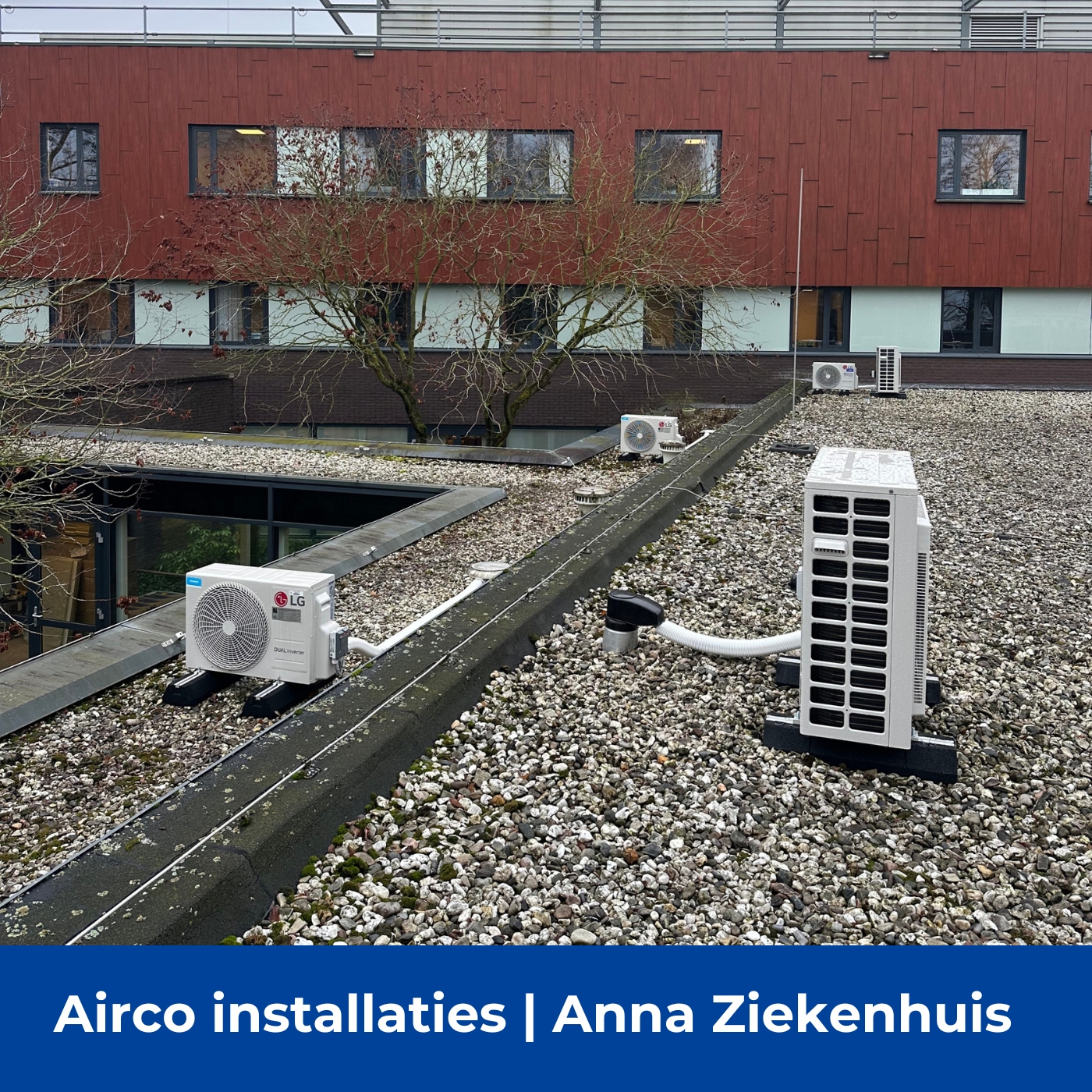 Klimaatinstallatie voor bedrijfshal