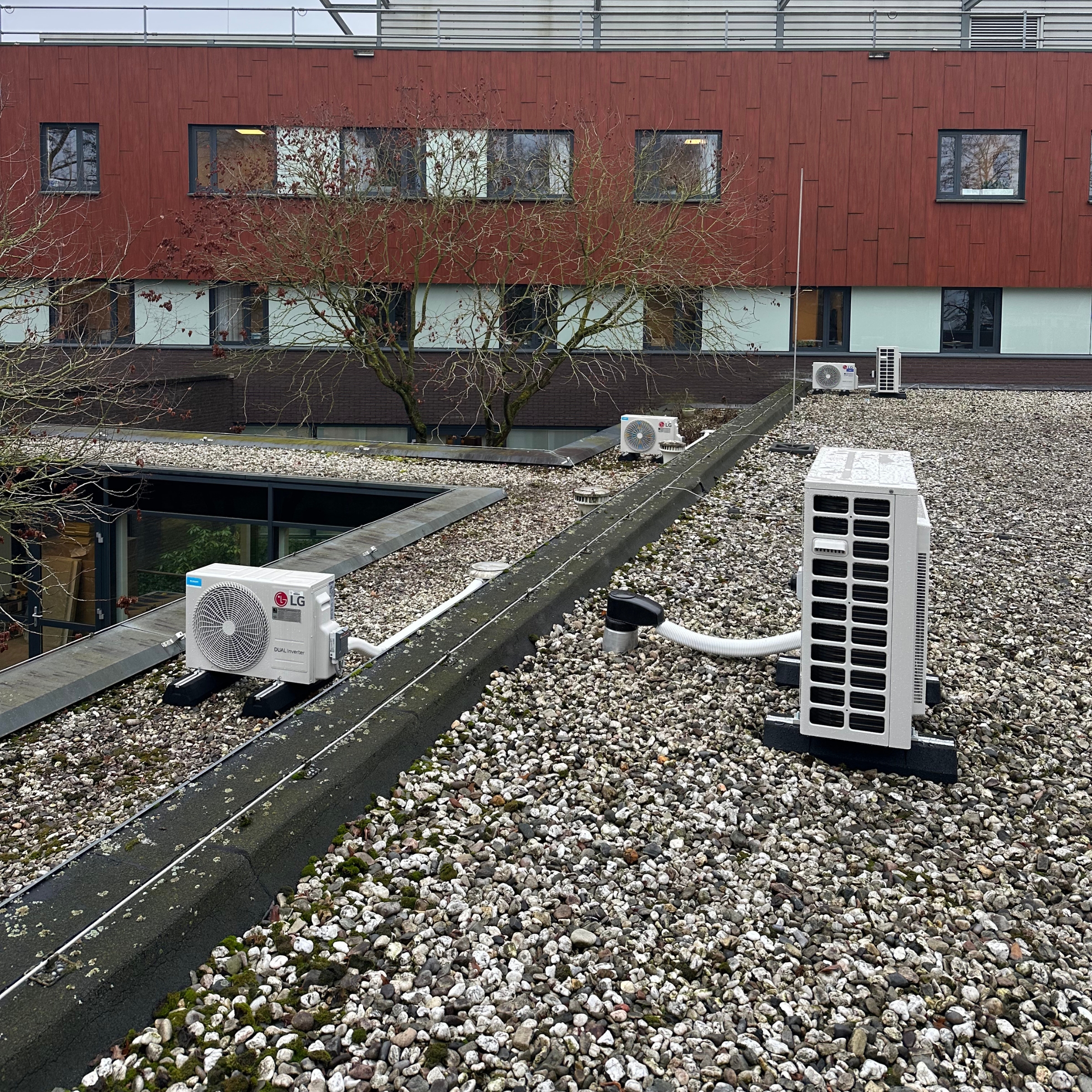 Airco installaties bij het Anna Ziekenhuis in Geldrop